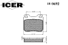 ICER 180692 Brake Pad Set, disc brake