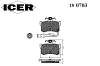 ICER 180703 Brake Pad Set, disc brake