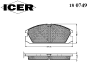 ICER 180749 Brake Pad Set, disc brake