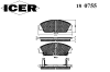 ICER 180755 Brake Pad Set, disc brake