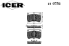 ICER 180756 Brake Pad Set, disc brake