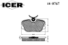 ICER 180767 Brake Pad Set, disc brake