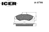 ICER 180790 Brake Pad Set, disc brake