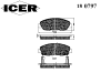 ICER 180797 Brake Pad Set, disc brake