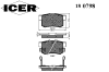 ICER 180798 Brake Pad Set, disc brake