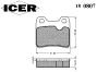 ICER 180807 Brake Pad Set, disc brake