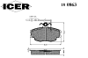 ICER 180863 Brake Pad Set, disc brake