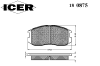 ICER 180875 Brake Pad Set, disc brake