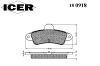 ICER 180918 Brake Pad Set, disc brake