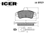 ICER 180919 Brake Pad Set, disc brake