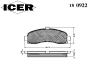 ICER 180922 Brake Pad Set, disc brake