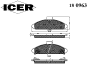 ICER 180963 Brake Pad Set, disc brake