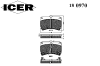 ICER 180970 Brake Pad Set, disc brake