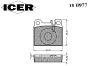 ICER 180977 Brake Pad Set, disc brake