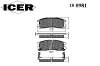 ICER 180981 Brake Pad Set, disc brake