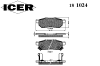 ICER 181024 Brake Pad Set, disc brake