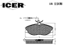 ICER 181108 Brake Pad Set, disc brake