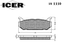 ICER 181110 Brake Pad Set, disc brake