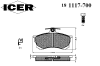 ICER 181117-700 (181117700) Brake Pad Set, disc brake