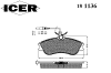 ICER 181136 Brake Pad Set, disc brake