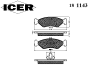 ICER 181143 Brake Pad Set, disc brake