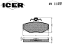 ICER 181155 Brake Pad Set, disc brake