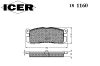 ICER 181160 Brake Pad Set, disc brake