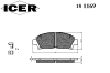 ICER 181169 Brake Pad Set, disc brake
