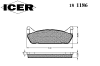 ICER 181186 Brake Pad Set, disc brake