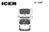 ICER 181187 Brake Pad Set, disc brake