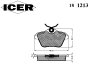 ICER 181213 Brake Pad Set, disc brake