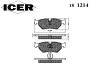 ICER 181214 Brake Pad Set, disc brake
