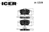 ICER 181218 Brake Pad Set, disc brake