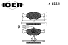 ICER 181226 Brake Pad Set, disc brake