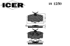 ICER 181250 Brake Pad Set, disc brake