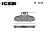 ICER 181261 Brake Pad Set, disc brake