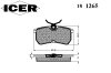 ICER 181265 Brake Pad Set, disc brake