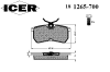 ICER 181265-700 (181265700) Brake Pad Set, disc brake