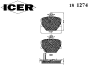 ICER 181274 Brake Pad Set, disc brake