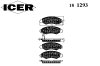ICER 181293 Brake Pad Set, disc brake