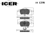 ICER 181298 Brake Pad Set, disc brake