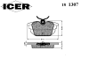 ICER 181307 Brake Pad Set, disc brake