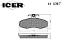 ICER 181317 Brake Pad Set, disc brake