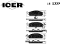 ICER 181339 Brake Pad Set, disc brake
