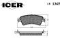 ICER 181365 Brake Pad Set, disc brake