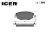 ICER 181380 Brake Pad Set, disc brake
