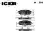 ICER 181398 Brake Pad Set, disc brake