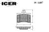 ICER 181407 Brake Pad Set, disc brake