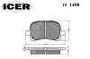 ICER 181408 Brake Pad Set, disc brake