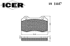 ICER 181447 Brake Pad Set, disc brake